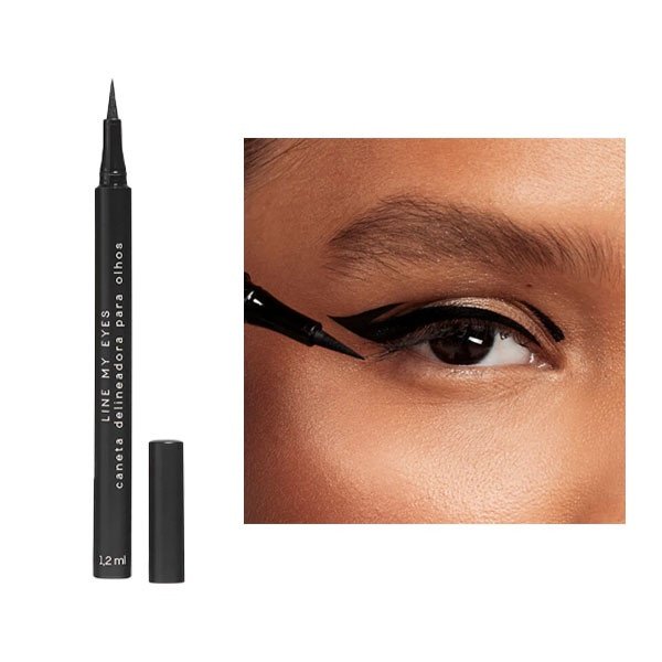 Caneta Delineadora Preta - Line My Eyes Océane Edition