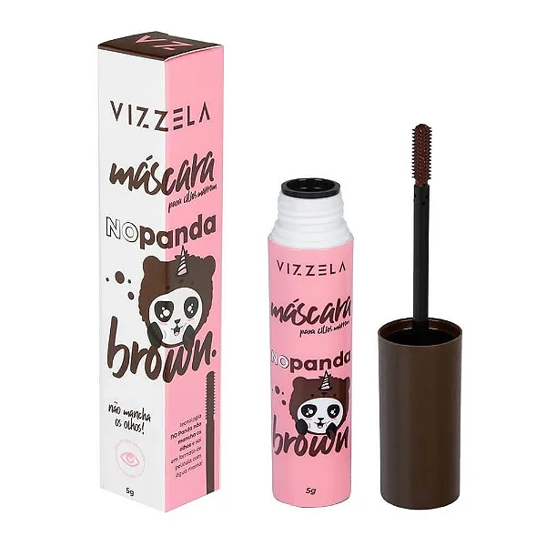 Máscara NO Panda Marrom - VIZZELA 