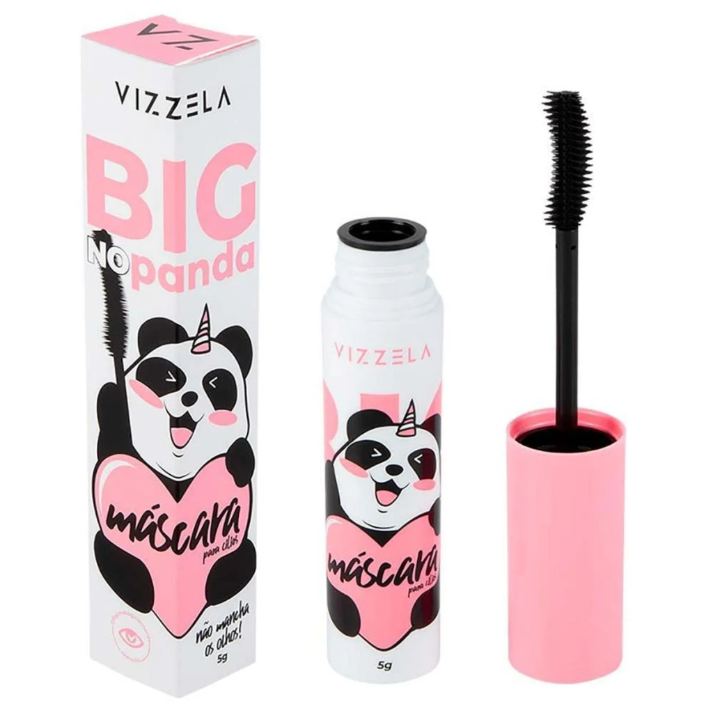 Máscara BIG NO Panda Preta - VIZZELA 