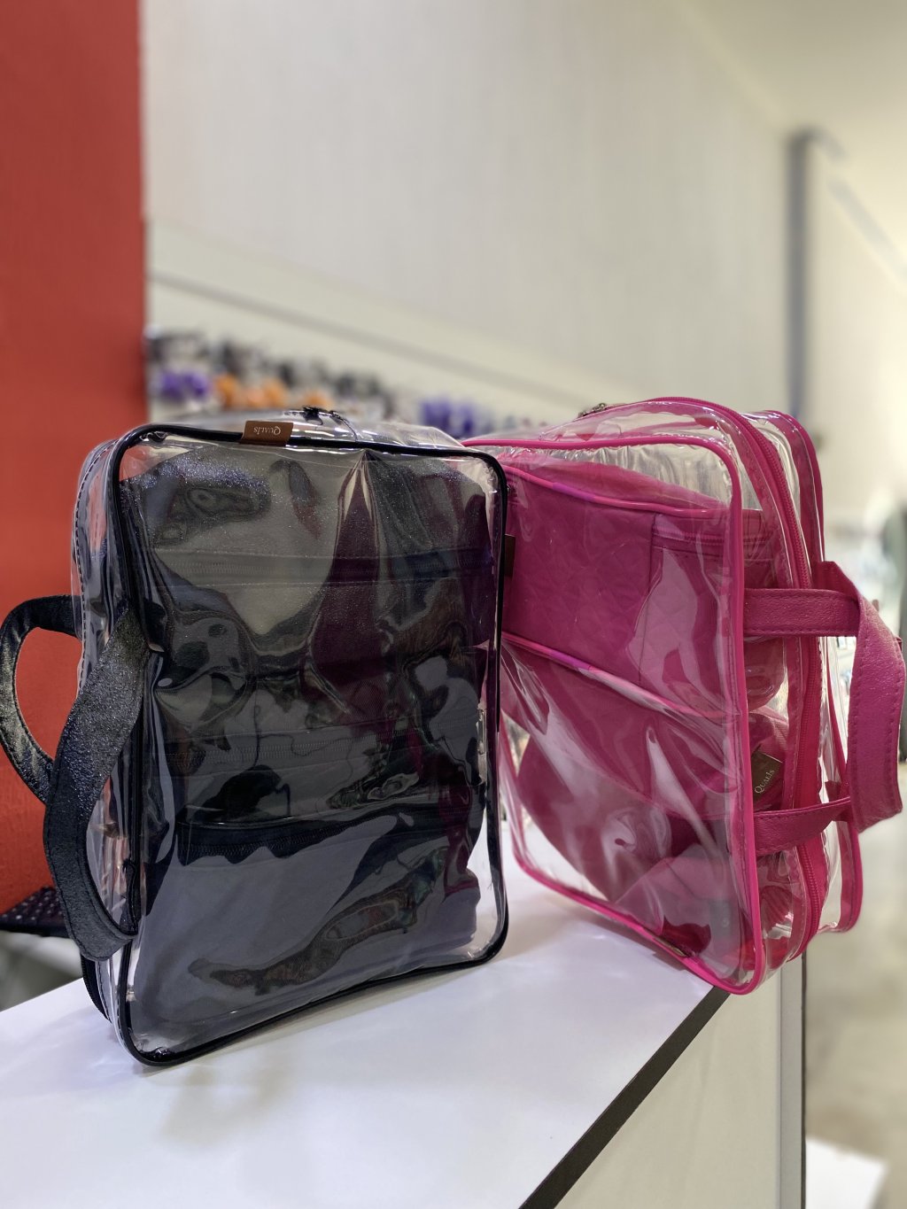 Kit Bolsa Transparente E Necessárie Organizadora