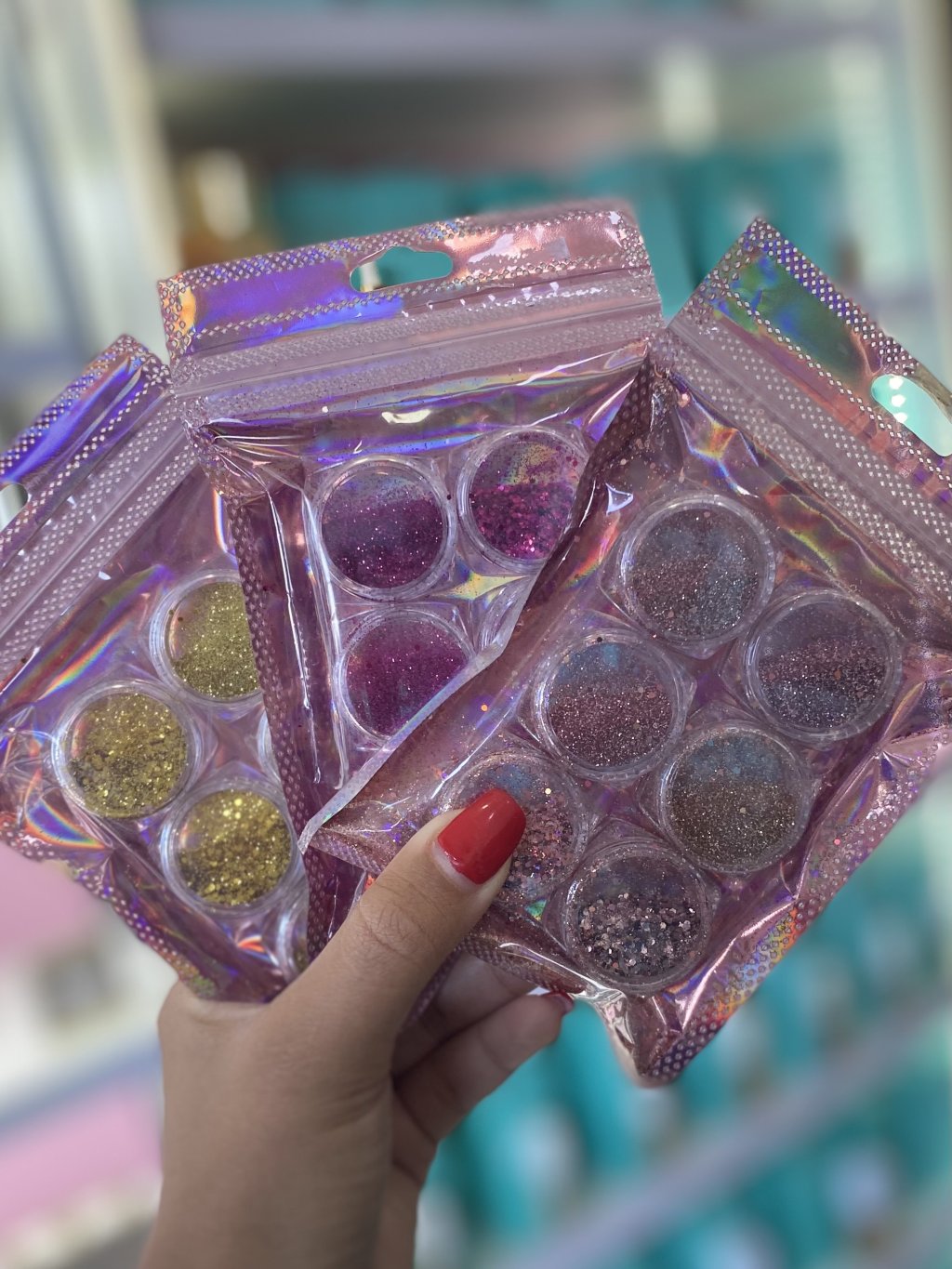 Kit Glitter Mix de Cores - 6 Unidades