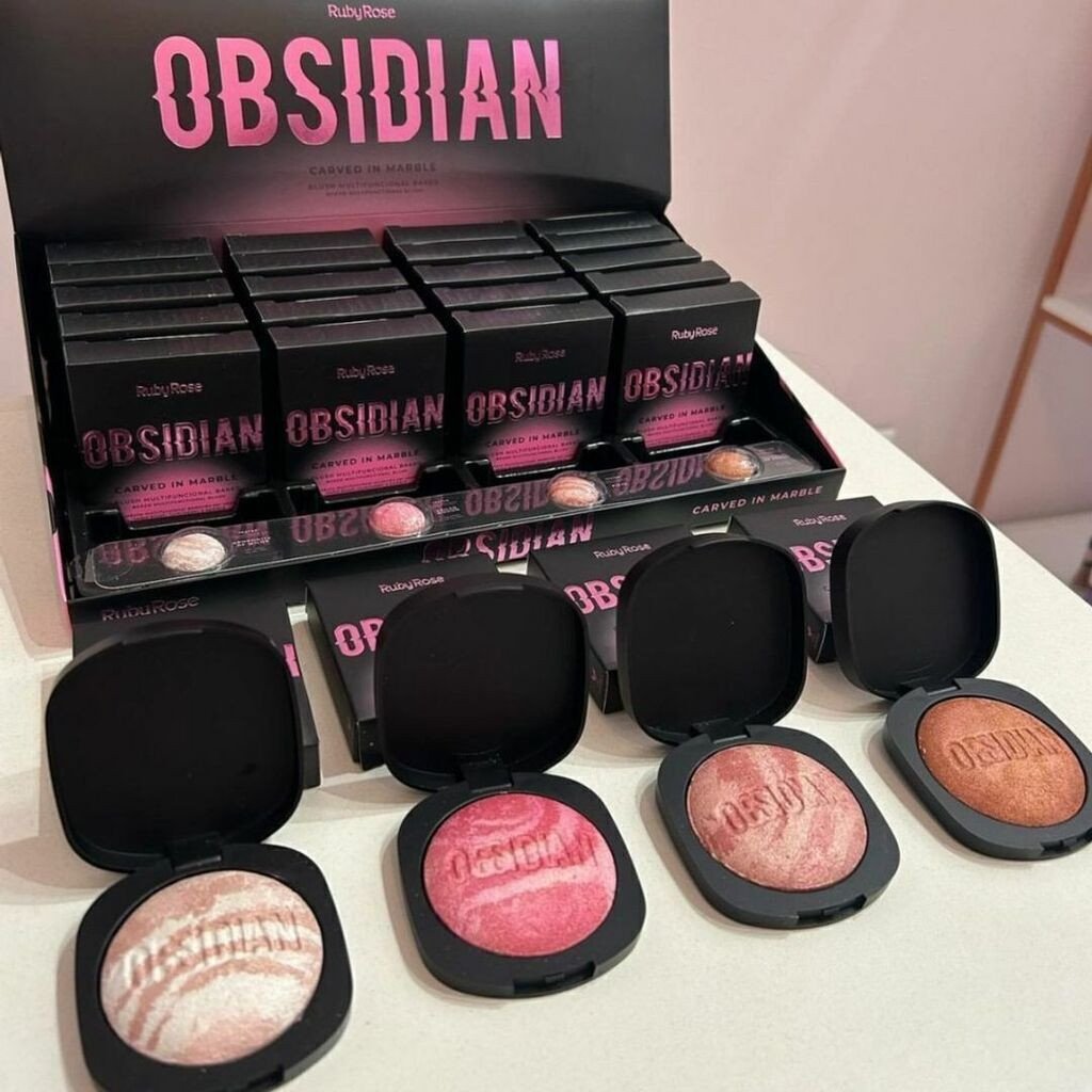 BLUSH MARMORIZADO - OBSIDIAN 
