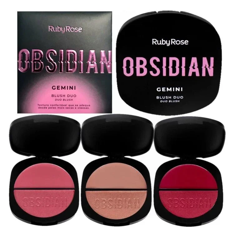 GAMINI BLUSH DUO - OBSIDIAN 