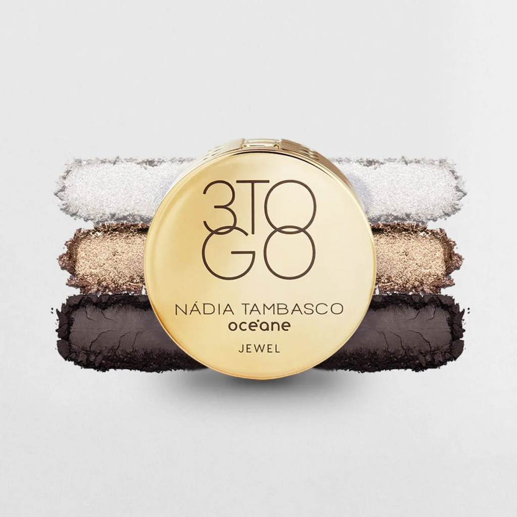 Trio de Sombras Nádia Tambasco By Océane - 3 To Go Palette Jewel