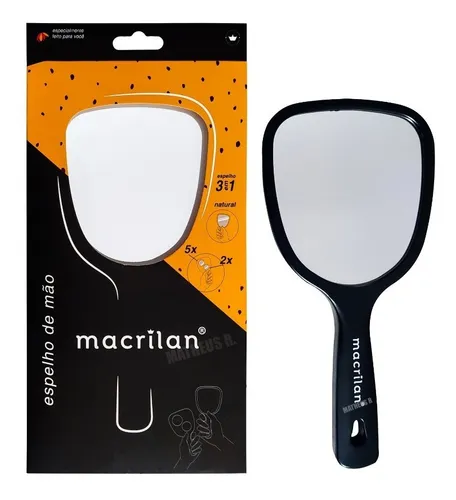 Espelho Triplo de Mão ES-02
