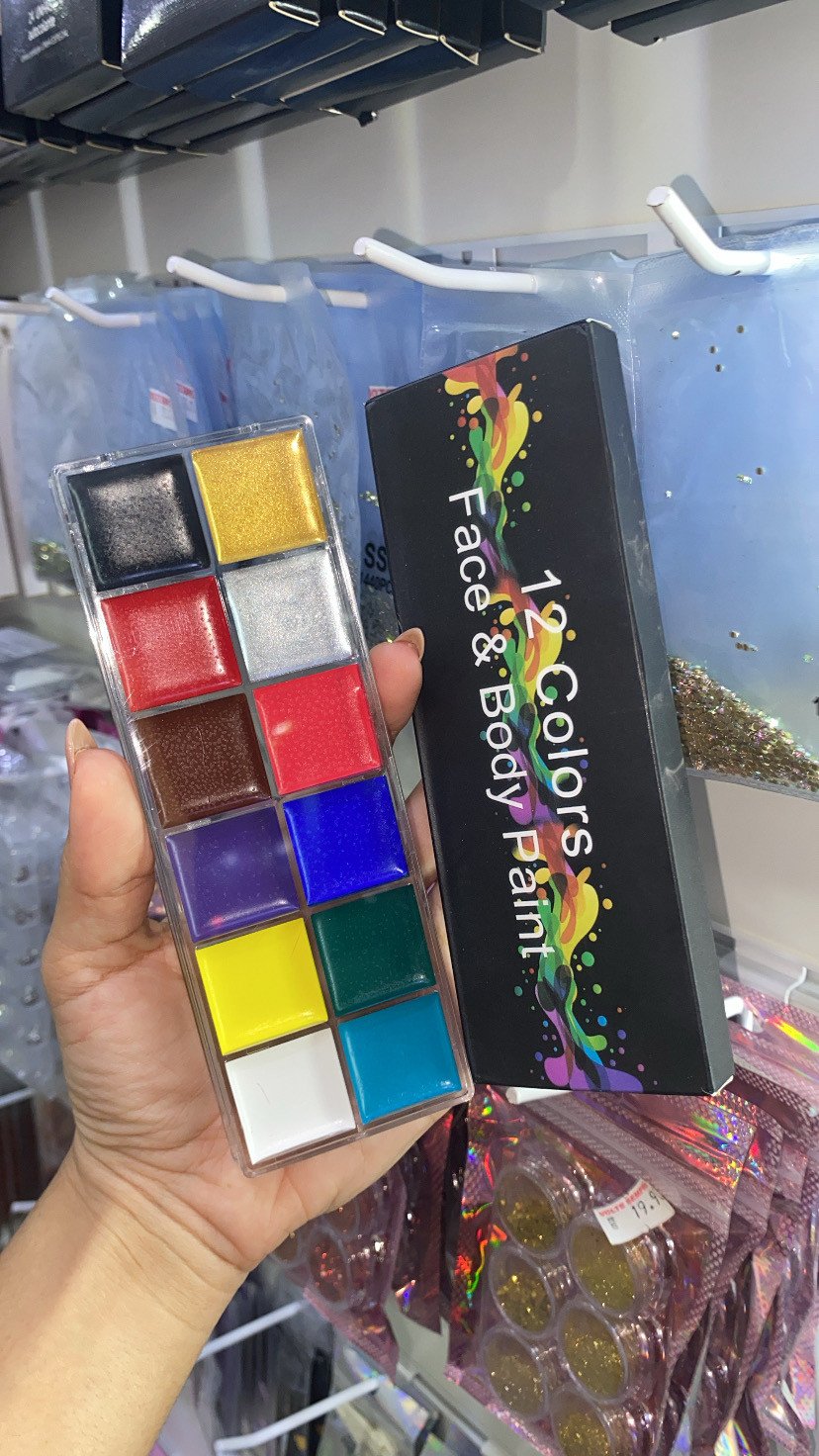 Paleta Face e Body Paint - 12 Colors