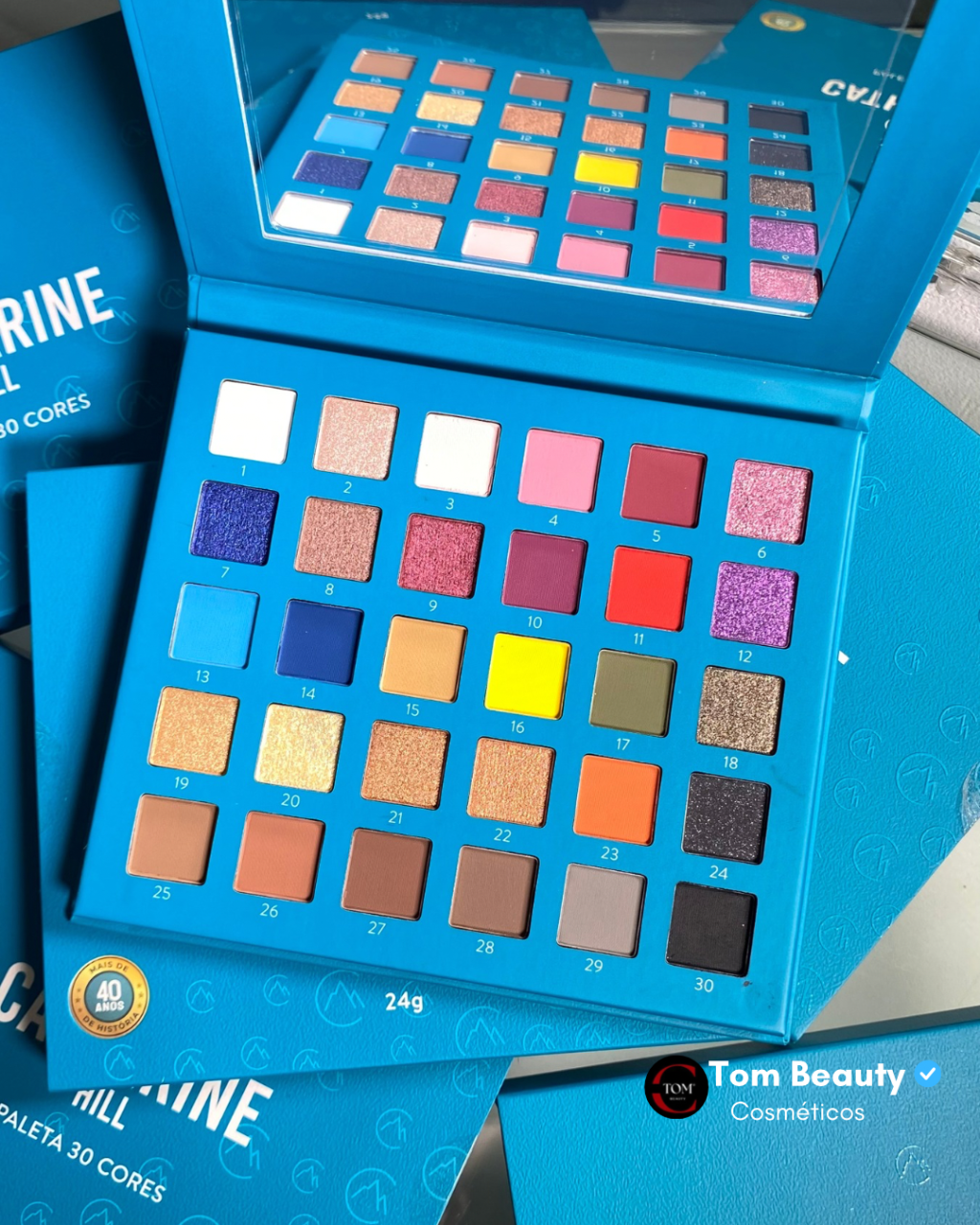 Paleta de Sombras 30 Cores