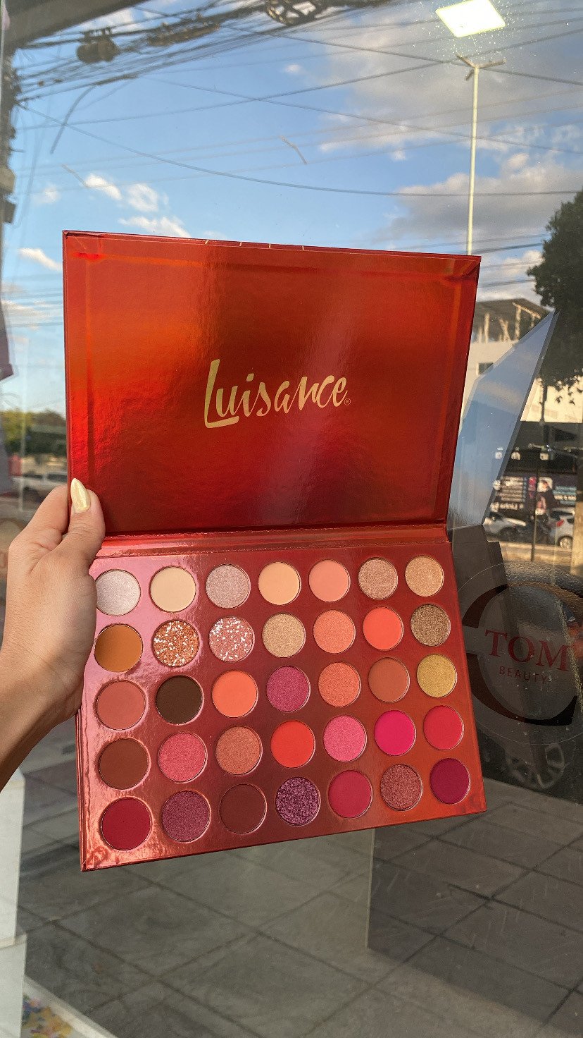 Paleta de Sombras 35 Cores Heat Luisance