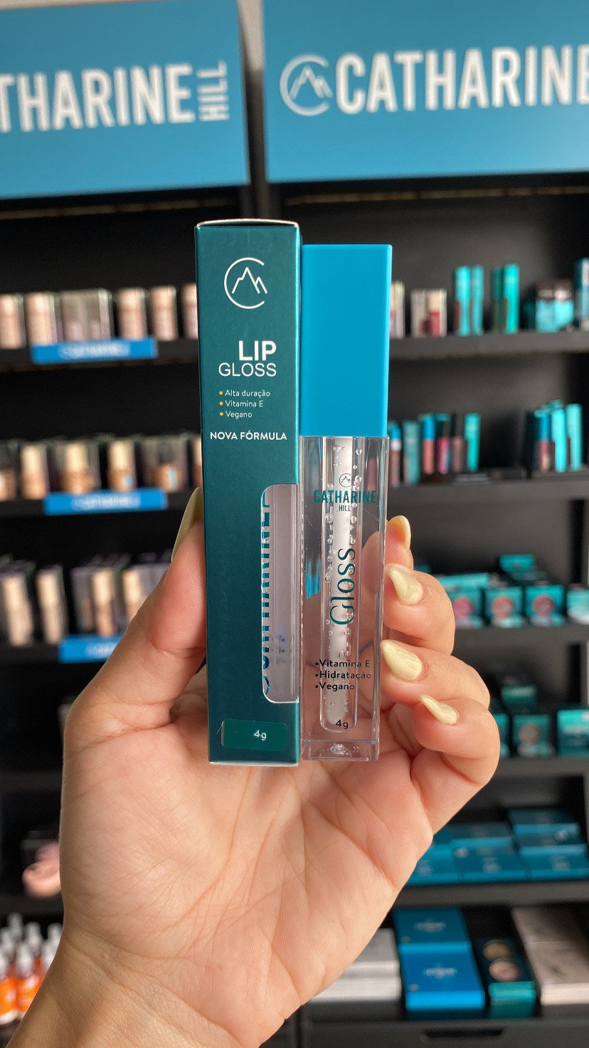 Gloss Labial Incolor - Brilho Labial de Alta Fixação - Catharine Hill