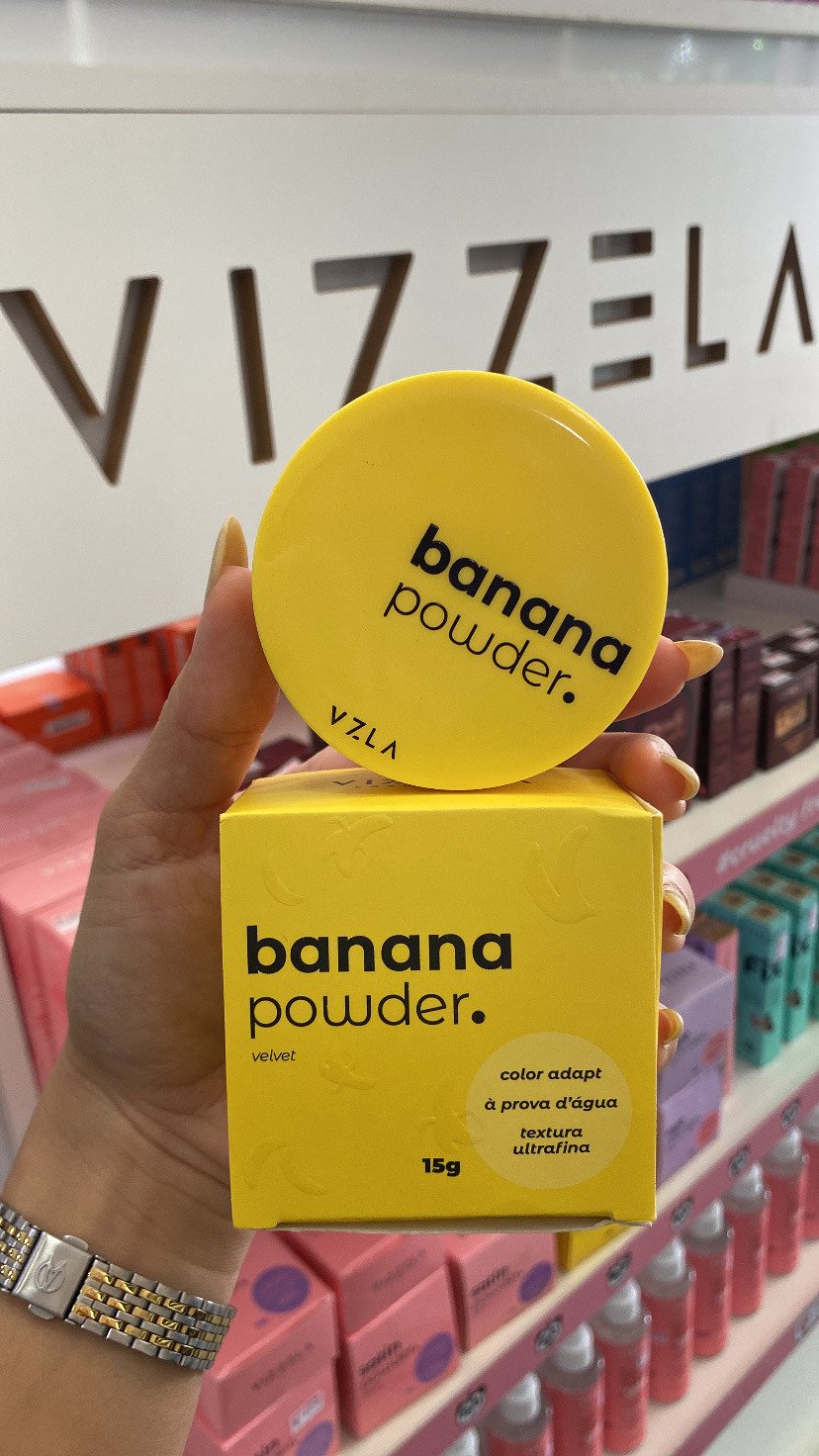 Pó Solto Facial BANANA - VIZZELA