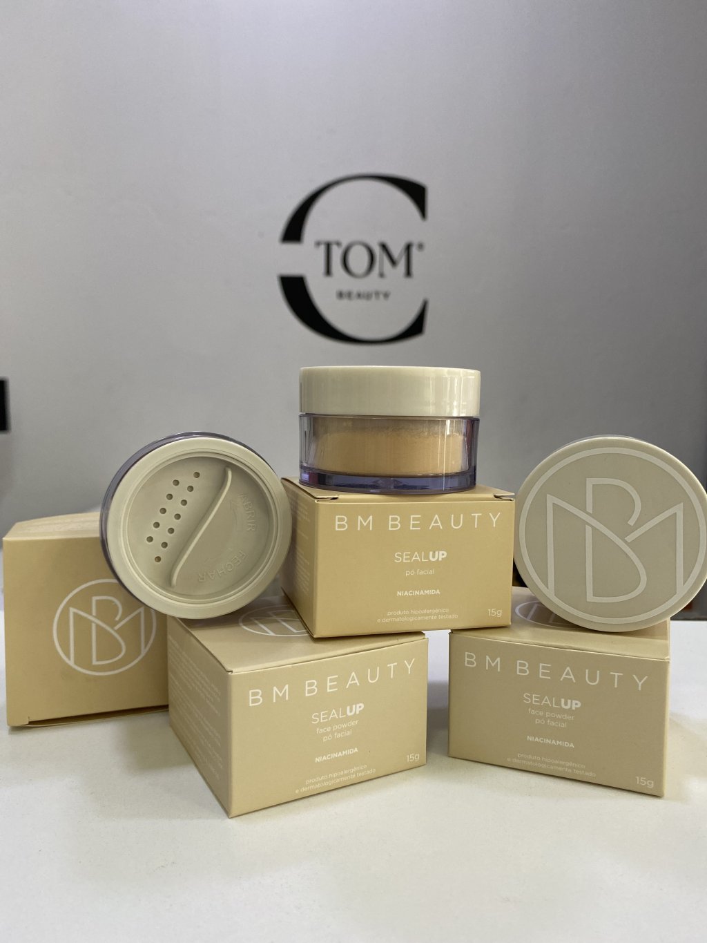 Pó solto para o rosto Seal UP - BM Beauty