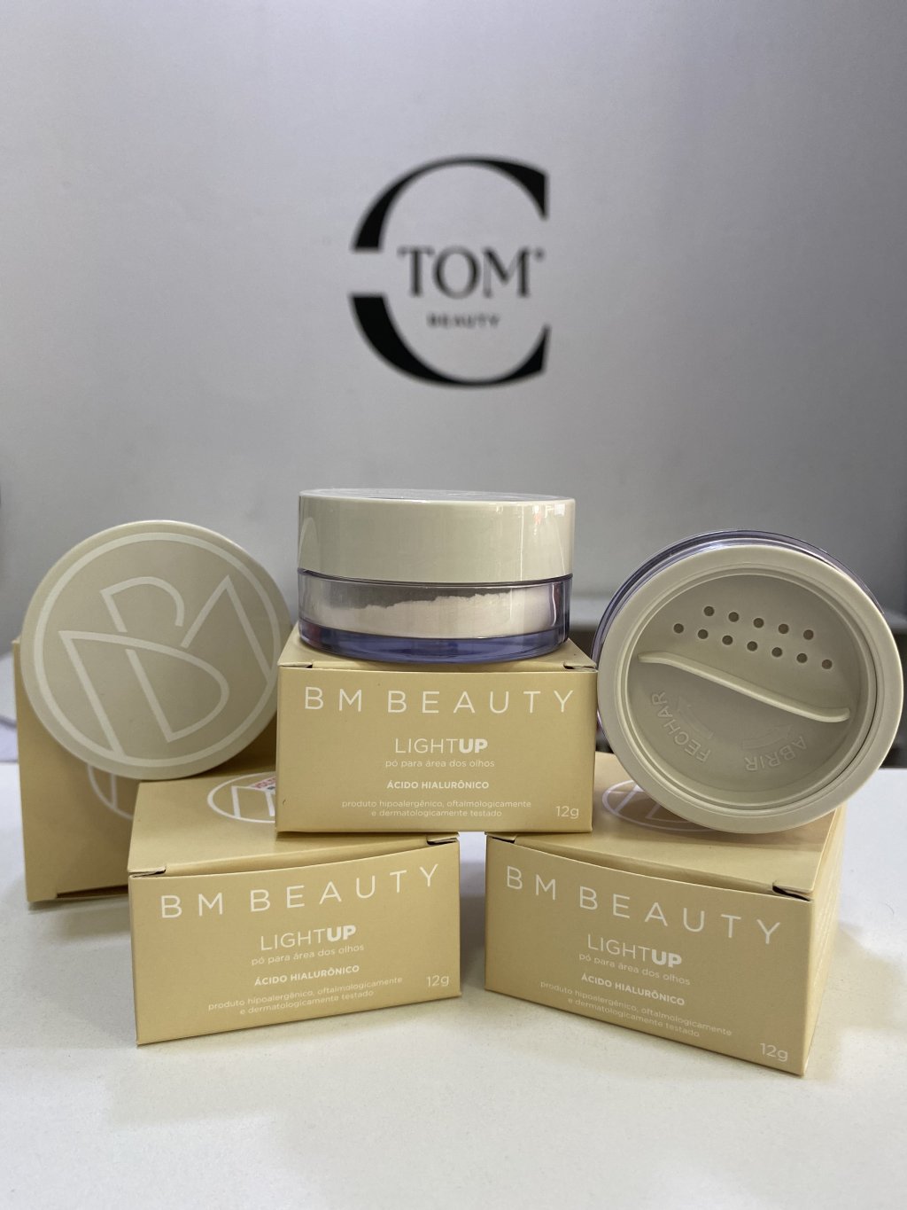 Pó para a área dos olhos Light UP - BM Beauty