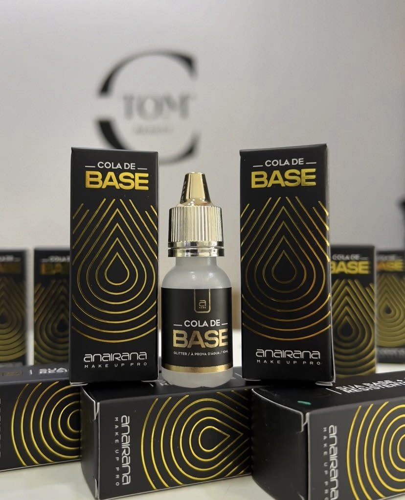 Cola de Base e Glitter- Anairana Make up