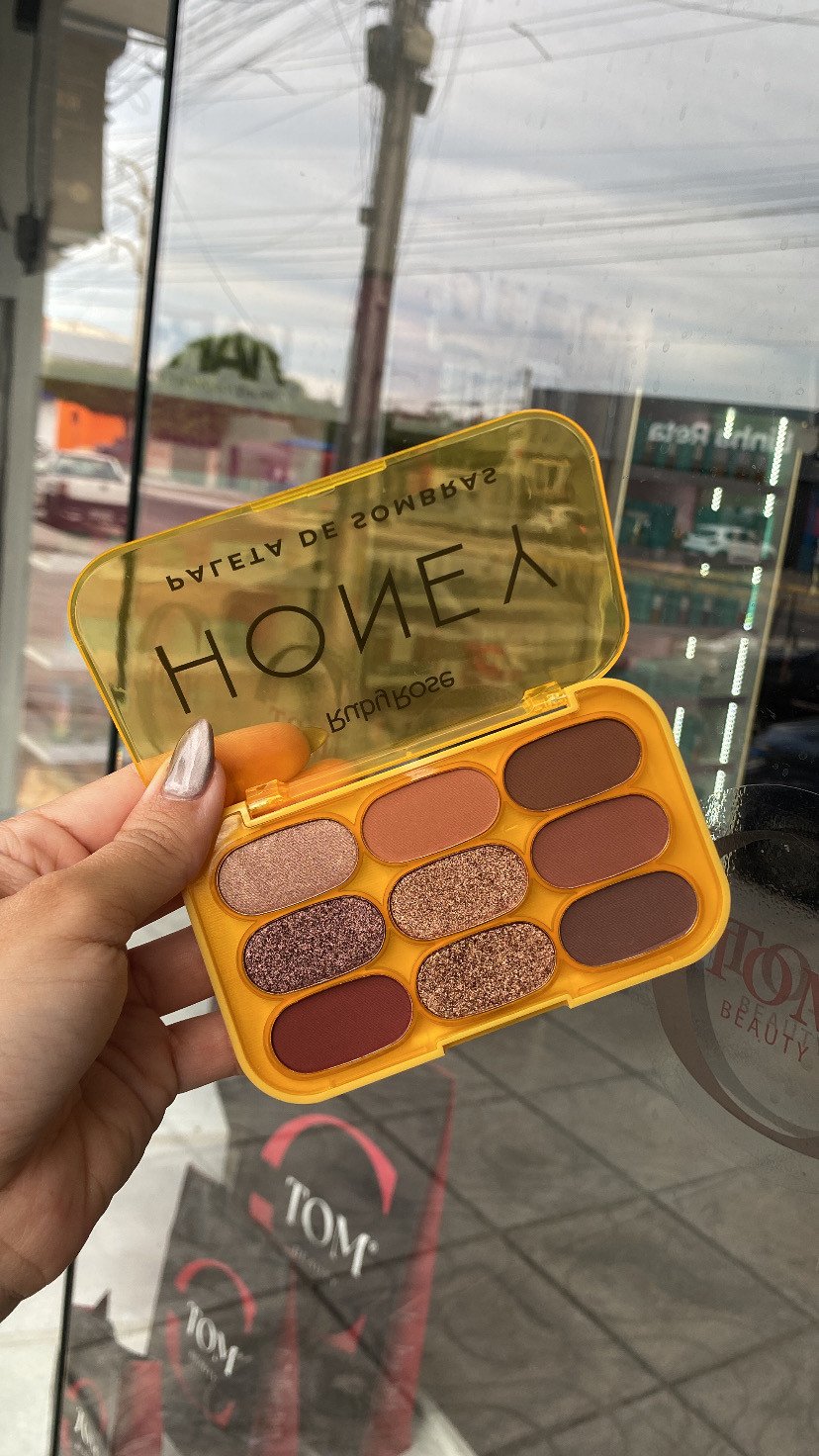 Paletas Sombras Honey 9 Cores  - RUBY ROSE