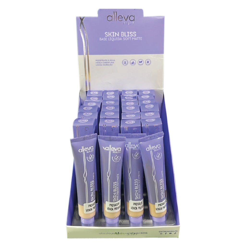 Box 24 unid - Skin Bliss Base Líquida