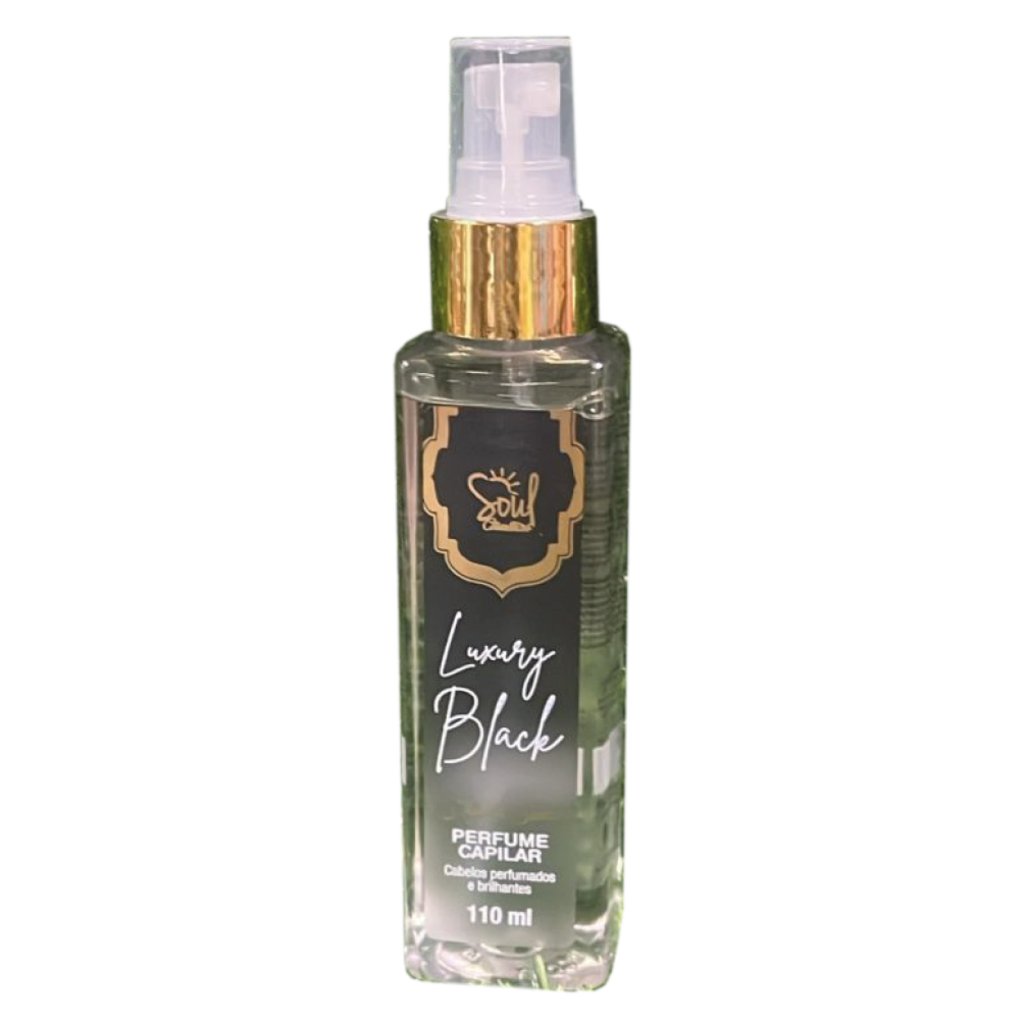 1 unid - Luxury Black Perfume Capilar