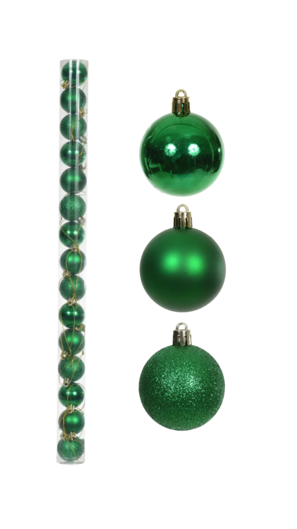 BOLA MISTO TUBO C/15 UND 4CM VERDE
