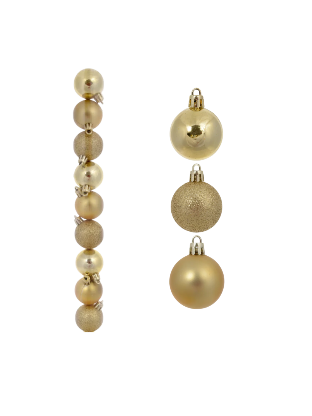 BOLA FOSCA TUBO C/9 UND 6CM DOURADO