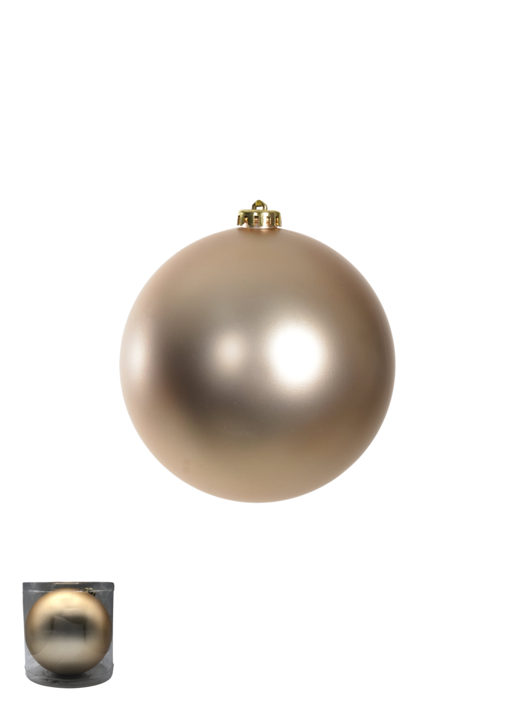 BOLA FOSCA TUBO C/1 UND 15CM CHAMPANHE