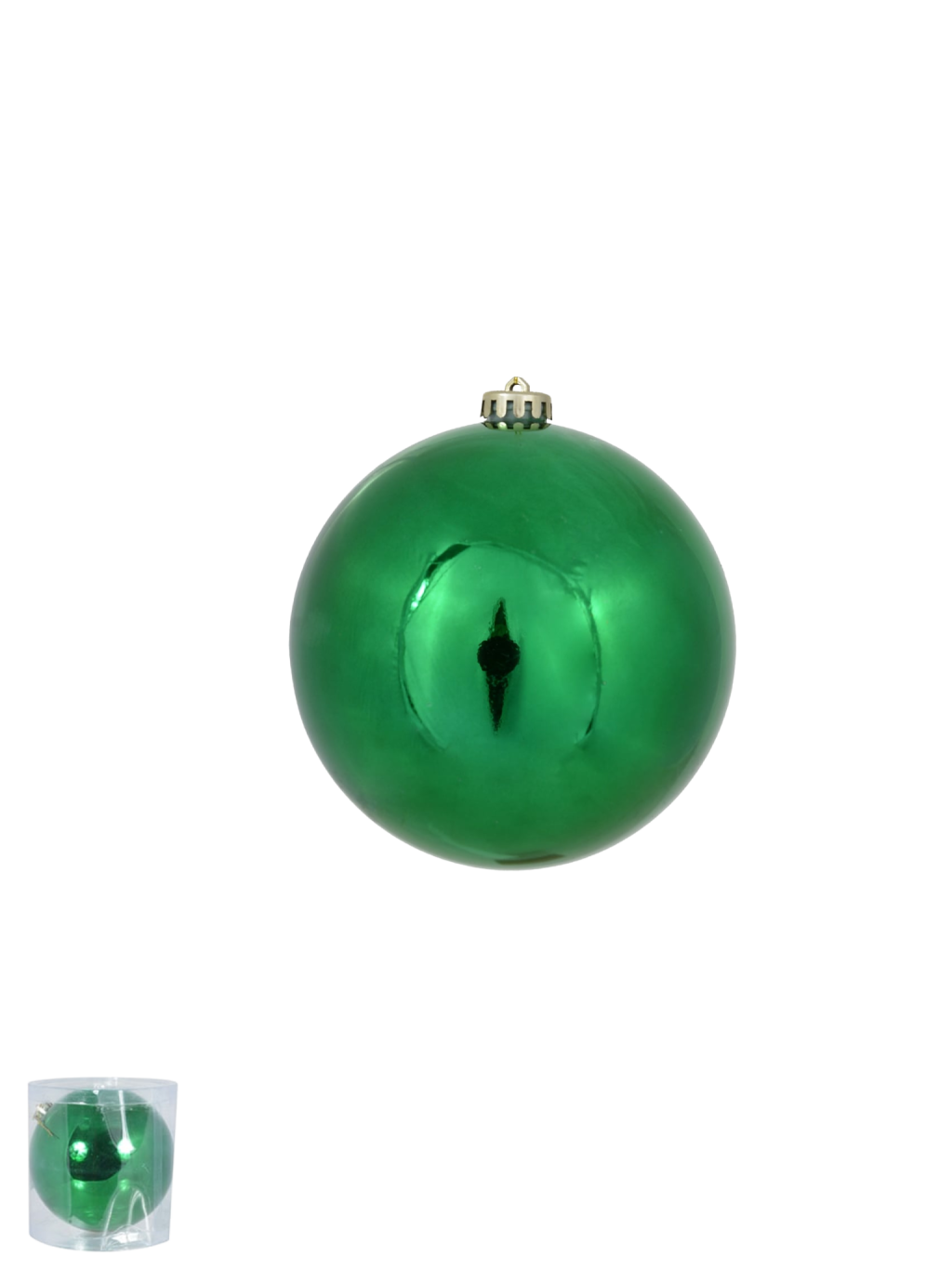 BOLA METALICA TUBO C/1 UND 20CM VERDE