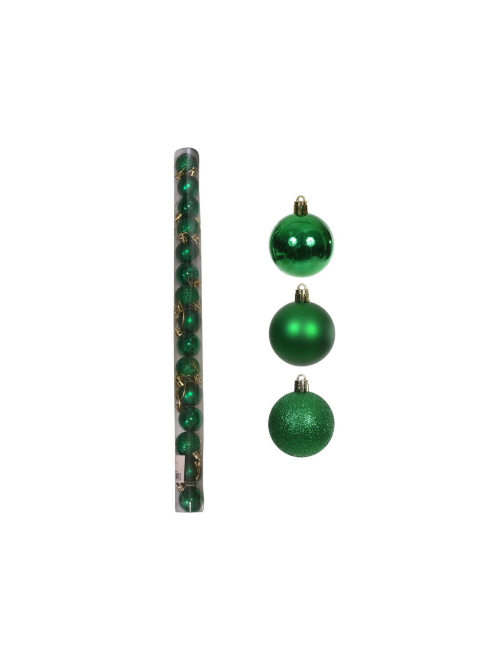 BOLA MISTO TUBO C/15 UND 3CM VERDE