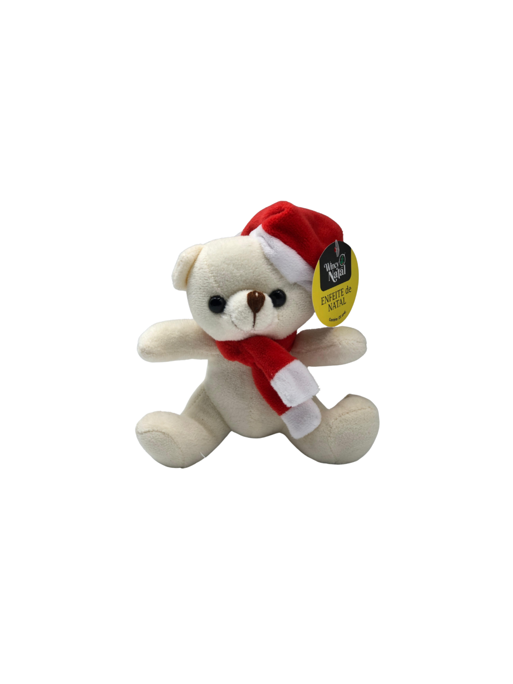 URSO DECORAÇÃO CACHECOL RED 14CM