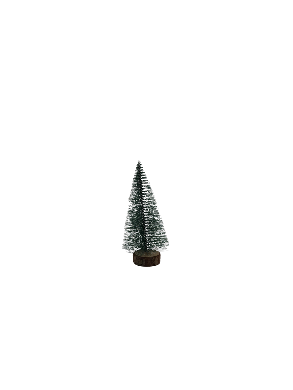 MINI ARVORE NATAL FLOCKED 15CM VERDE