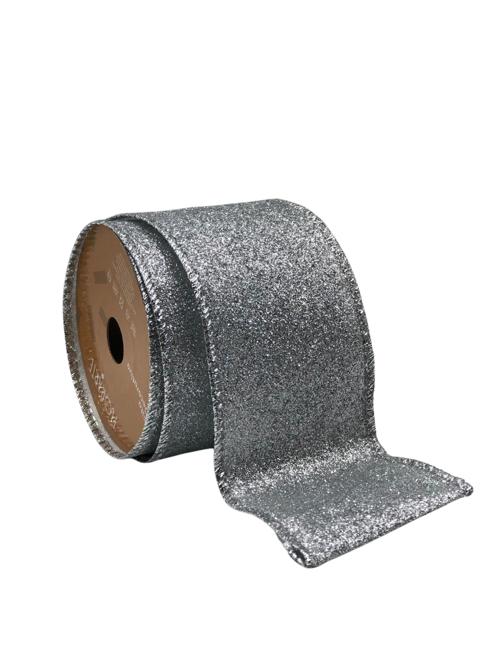 FITA C/GLITTER C/COSTURA 6,3X4,5M BRANCO PRATA