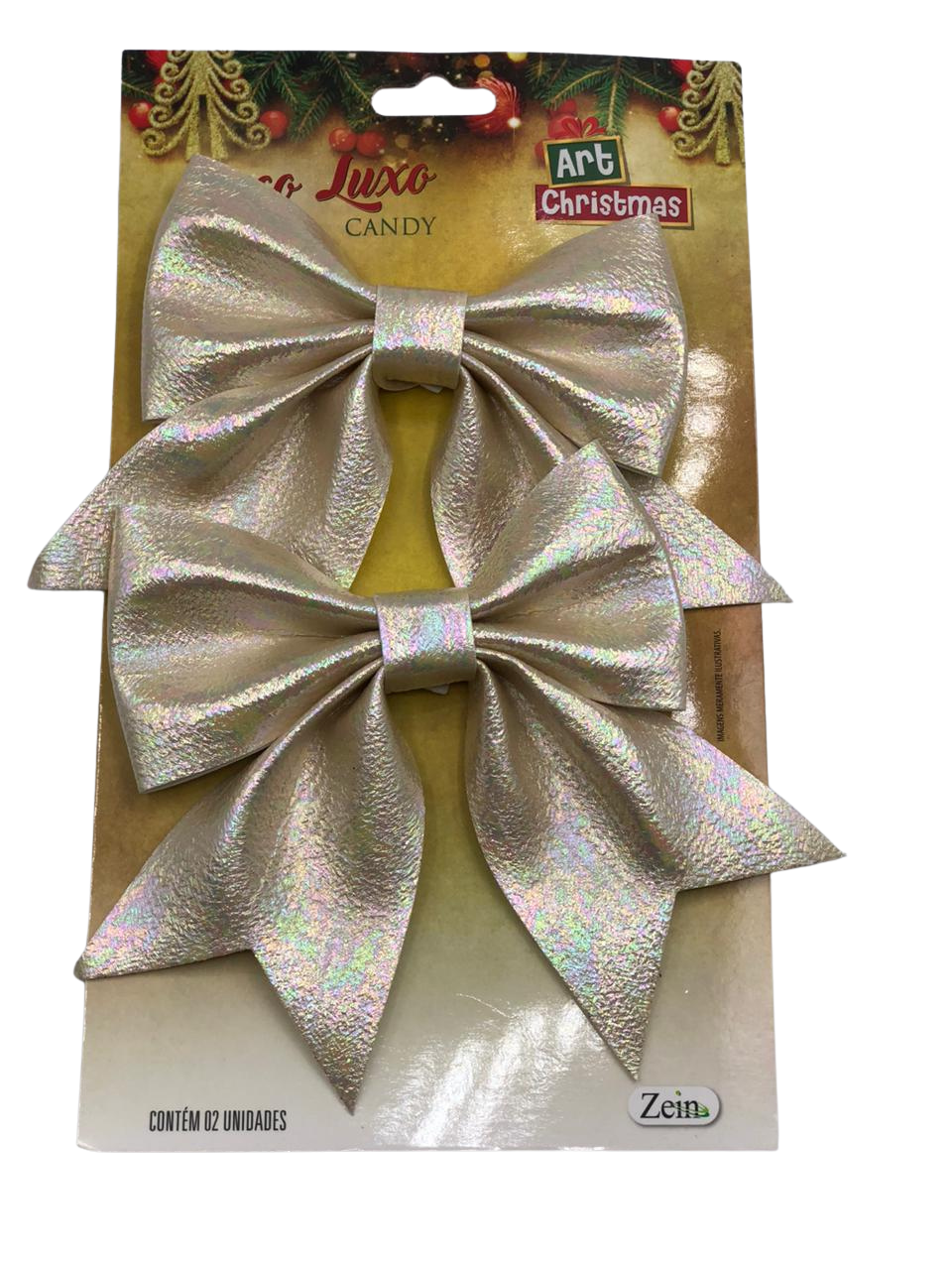 LAÇO LUXO CANDY C/2 UND 11X12CM 7899658447106