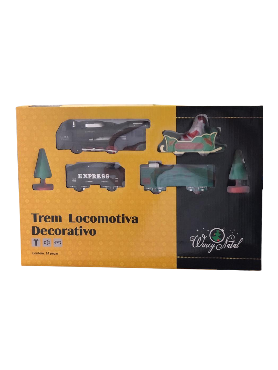 TREM LOCOMOTIVA E VAGÃO