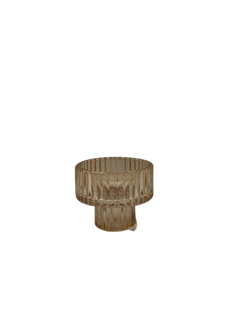 CASTIÇAL MATERIAL: VIDRO SODO-CALCICO 6X5,5CM