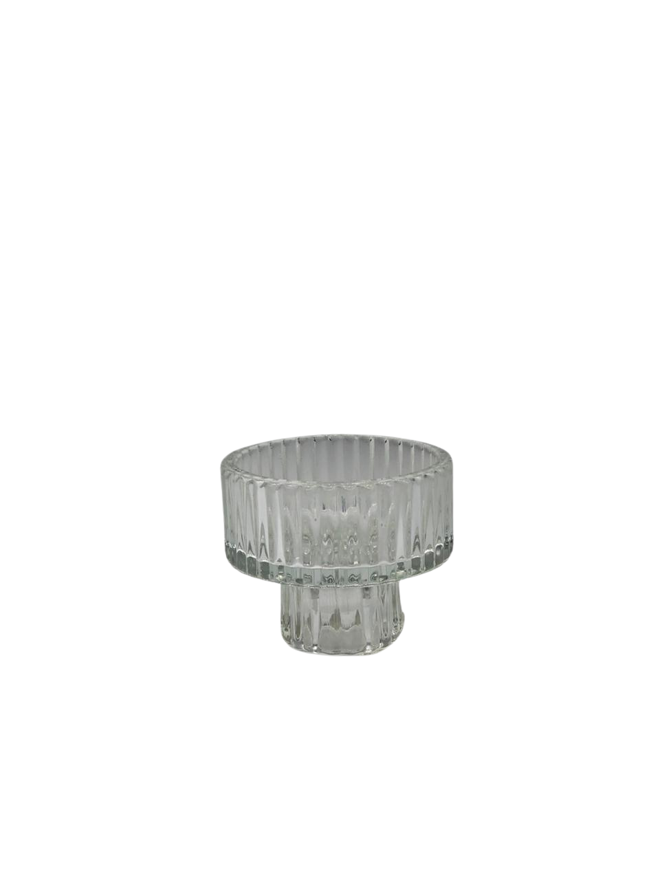 CASTIÇAL MATERIAL: VIDRO SODO-CALCICO 6X5,5CM 