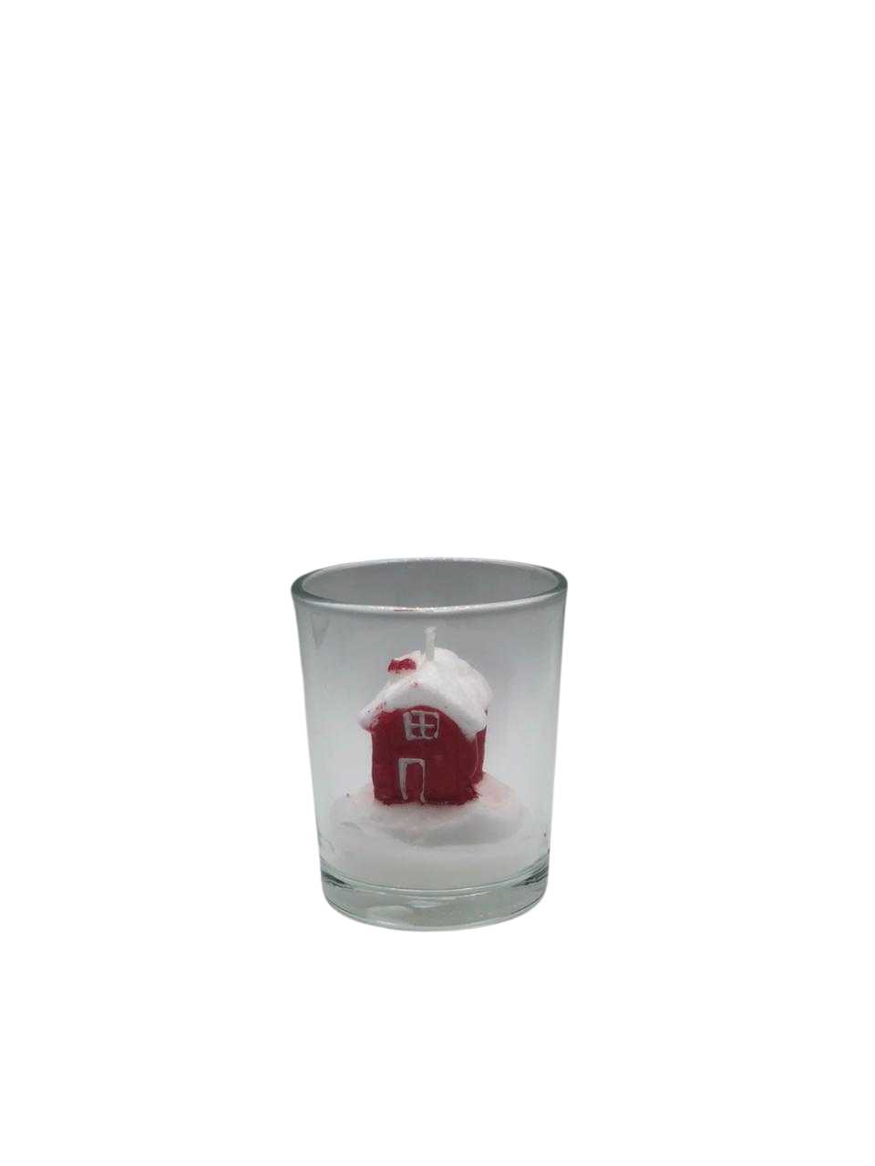 VELA 3D C/CASTIÇAL VIDRO 6CM