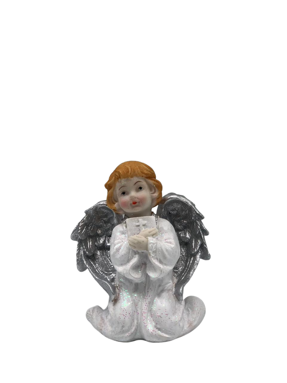 RESINA ANJO REZANDO 12CM