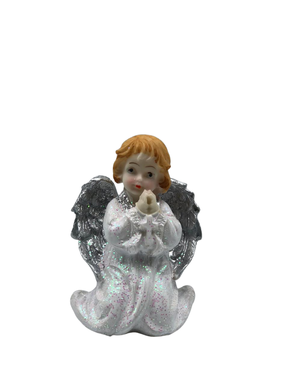 RESINA ANJO REZANDO 9CM 7899658375867