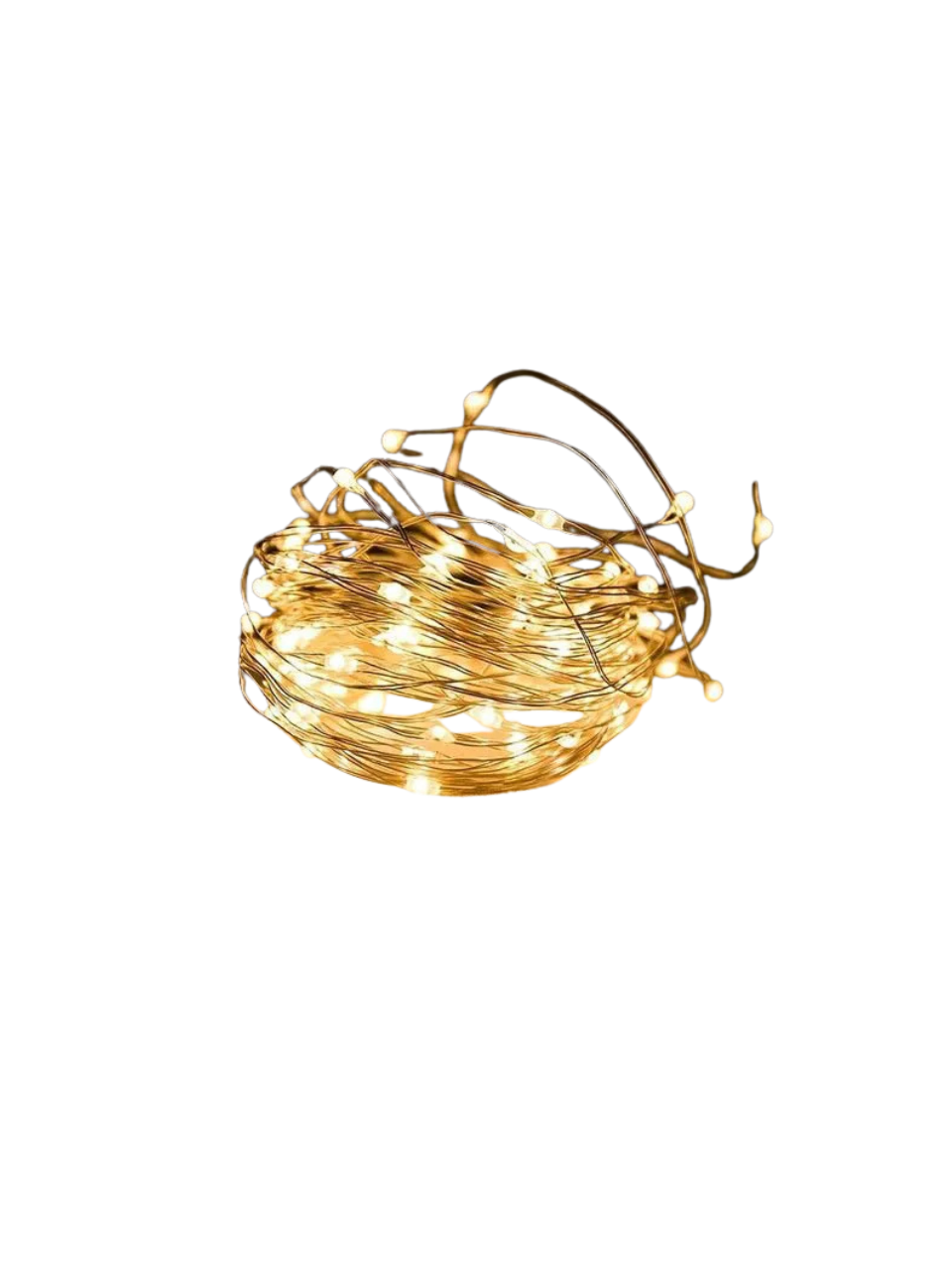 FIO COM LAMPADA LED PARA DECORAÇÃO DE FESTA - À BATERIA