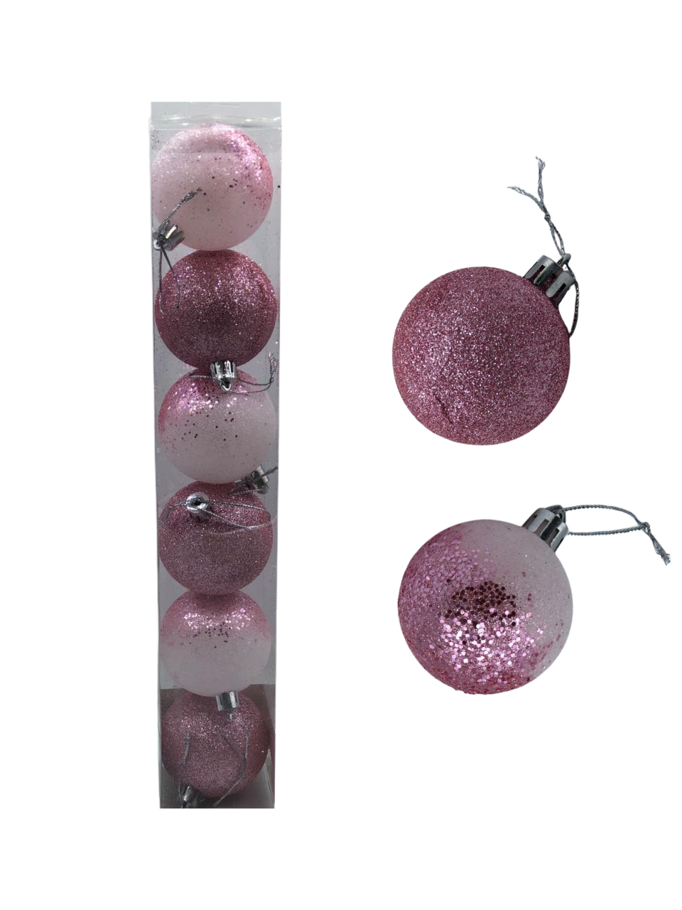 BOLA TB BLINBLIN 6CM C/6 UND ROSE