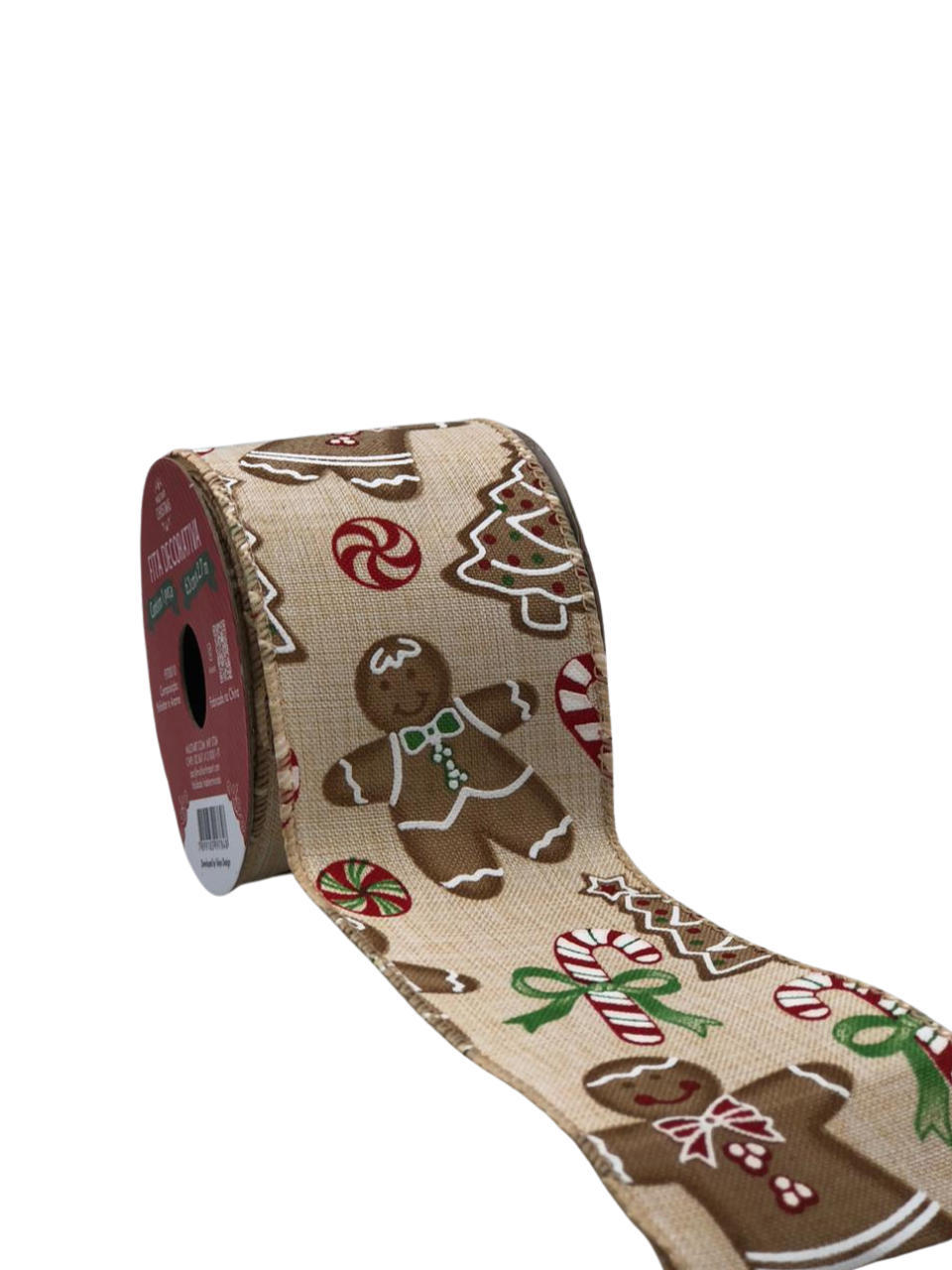 FITA DECORATIVA DE NATAL 6,3CMX2,7M