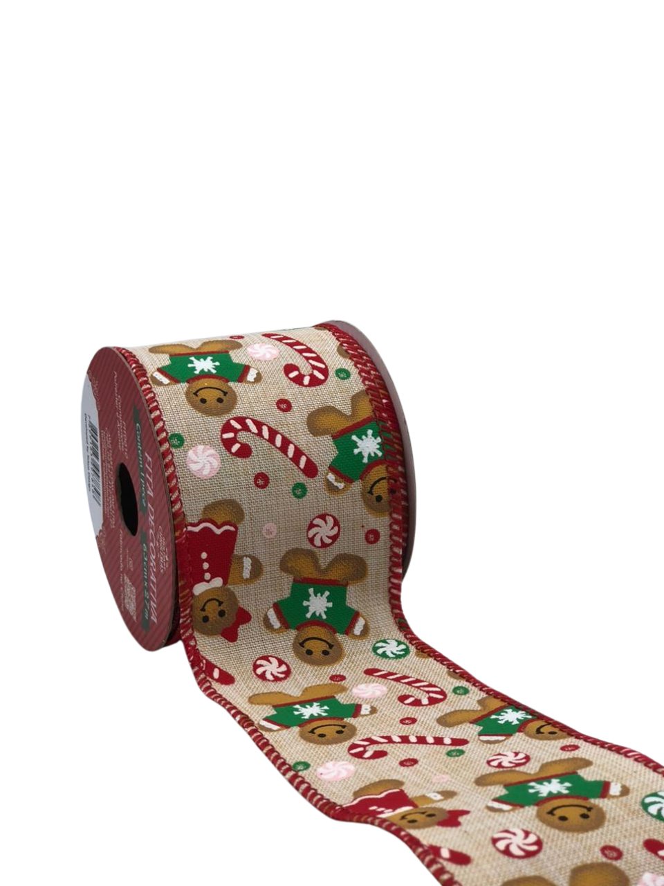 FITA DECORATIVA DE NATAL 6,3CMX2,7M