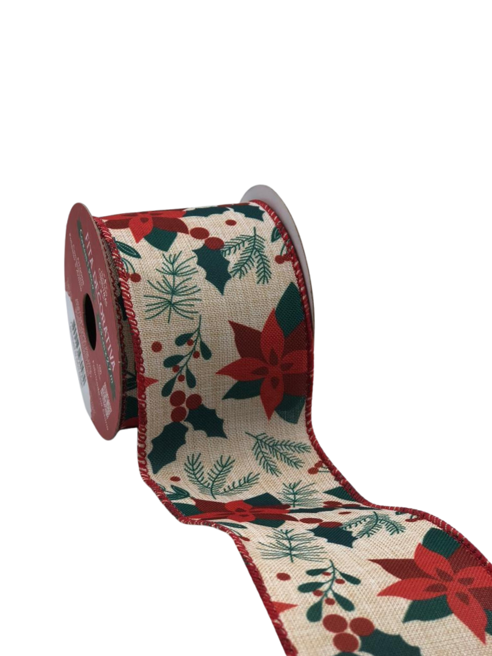 FITA DECORATIVA DE NATAL 6,3CMX2,7M