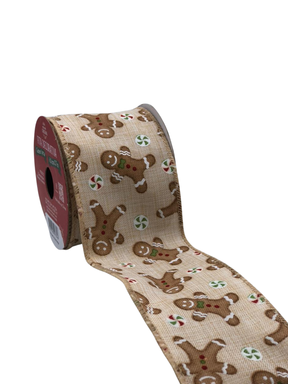 FITA DECORATIVA DE NATAL 6,3CMX2,7M