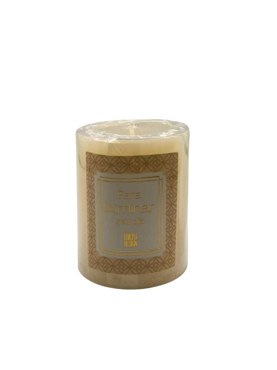 VELA DECORATIVA DE PARAFINA 6CMX7,5CM