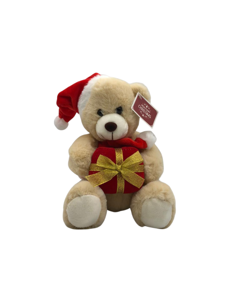 URSO DE ENFEITE DE NATAL DE POLIESTER 20CM 7908870407109