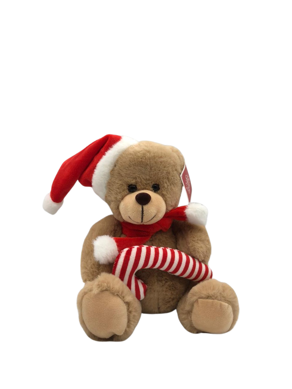 URSO DE ENFEITE DE NATAL DE POLIESTER 20CM 7908870407086