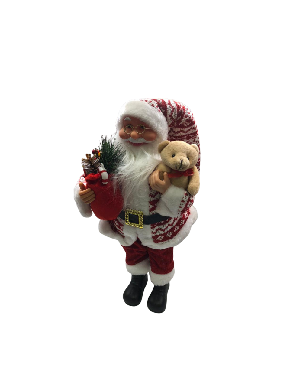 ENFEITE DE PAPAI NOEL 30CM 