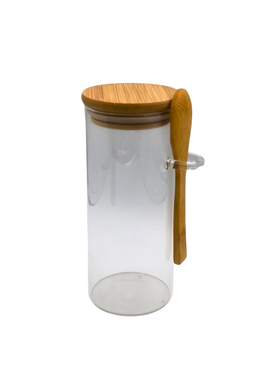 POTE HERMETICO DE VIDRO C/TAMPA E COLHER DE BAMBU 1.3L 7908732316419