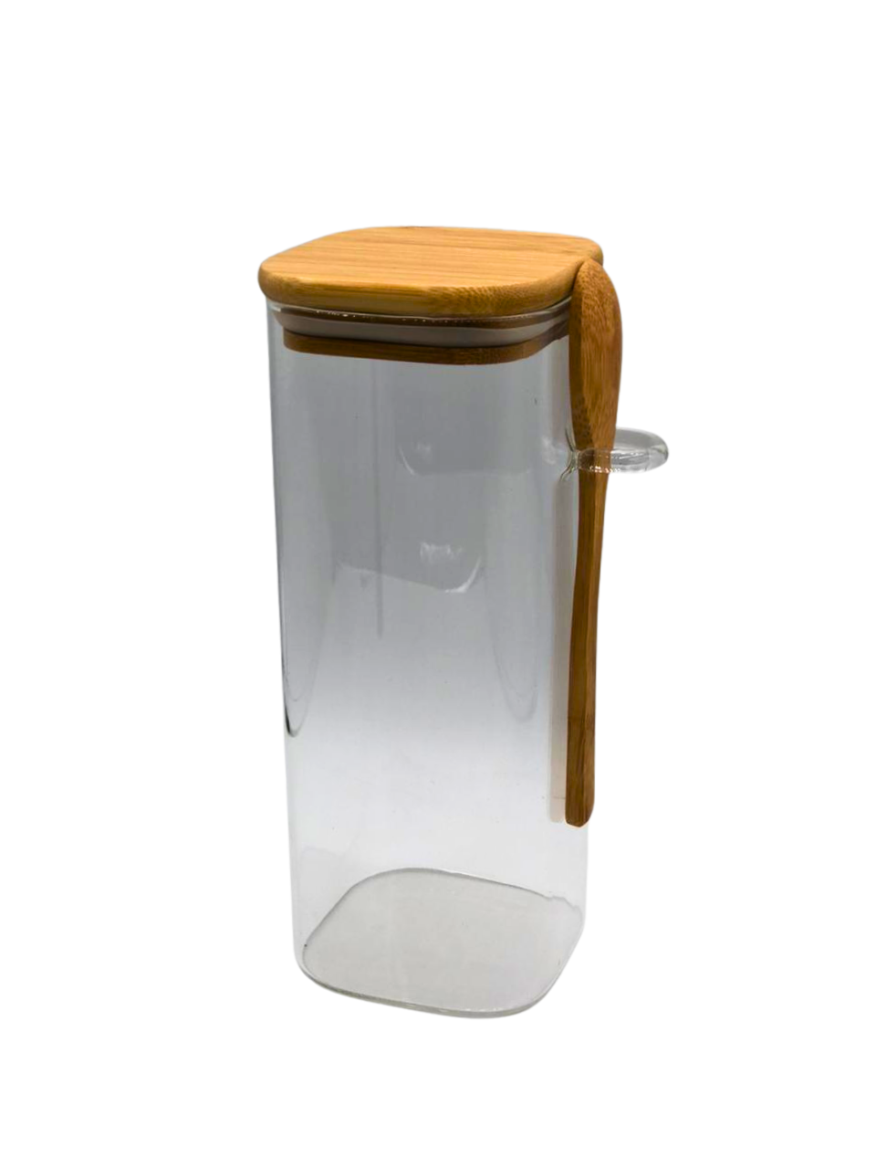 POTE HERMETICO DE VIDRO COM TAMPA E COLHER DE BAMBU 1.000ML 7908732316433