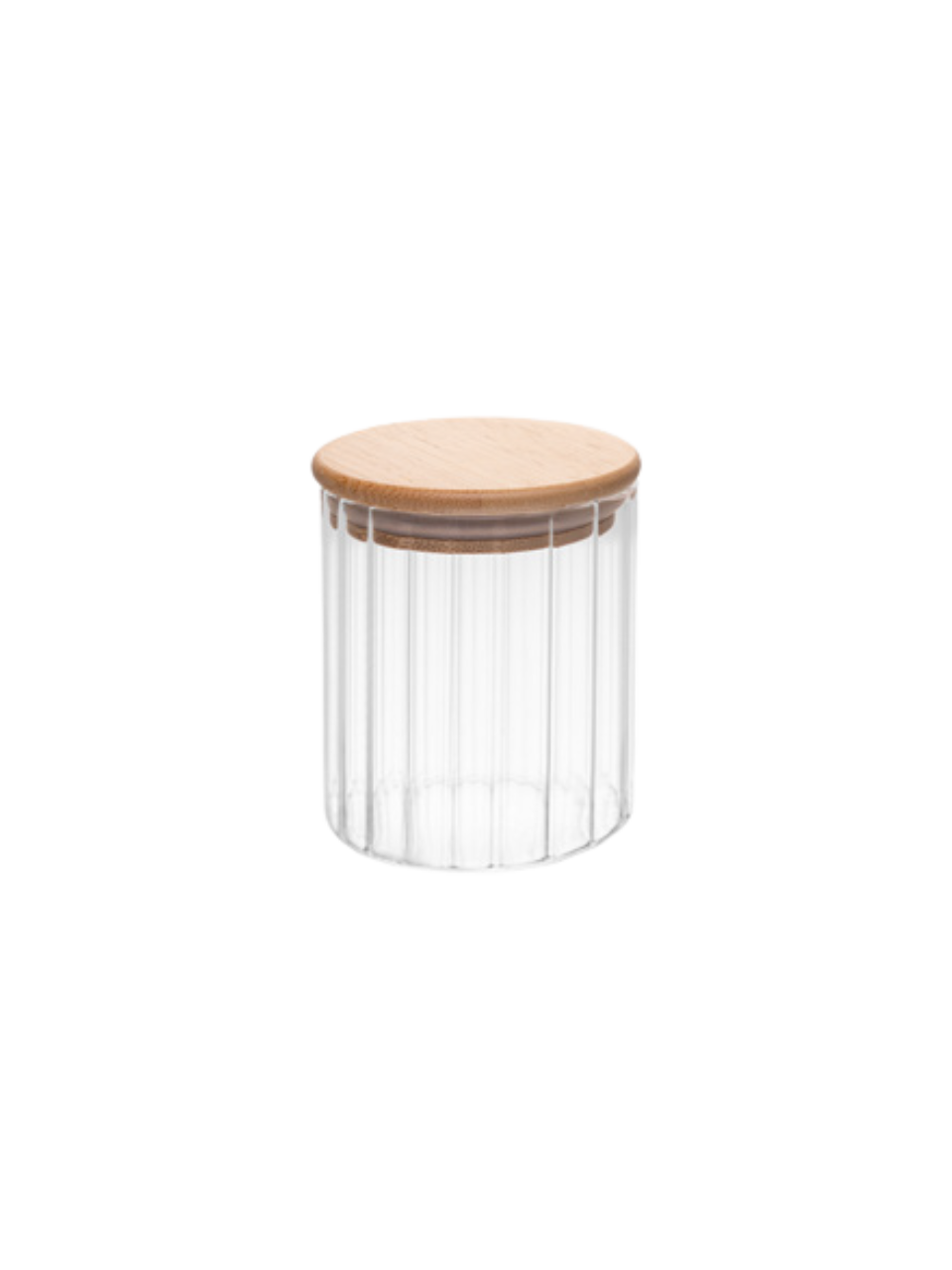 PORTA MANTIMENTO COM TAMPA DE BAMBU CANELADO 200ML 7895730213119