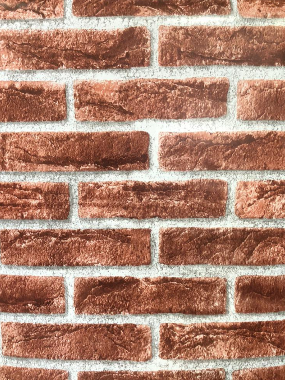 ADESIVO DE PAREDE PARA DECORAÇÃO DE PVC TIJOLO 5M X 45CM 7908345024930 / FEN5834