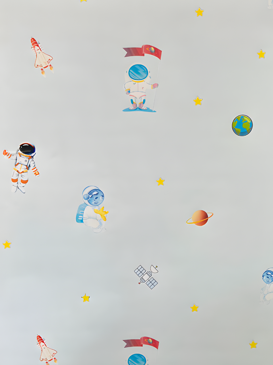 PAPEL DE PAREDE PLASTICO PVC INFANTIL MENINO 5MX45CM 7908169037390 / CB4029